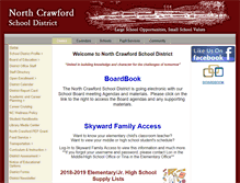 Tablet Screenshot of northcrawford.com